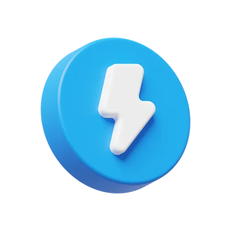 Lightning  3D Icon