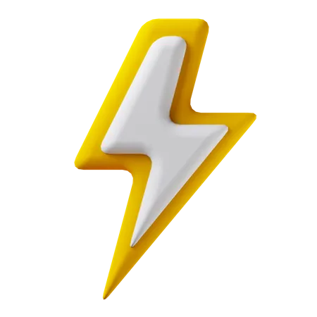 Lightning  3D Icon