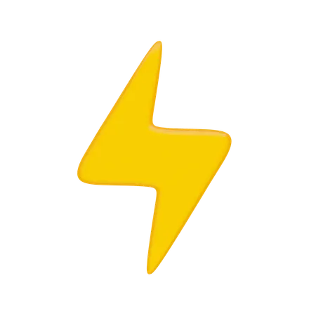 Lightning  3D Icon