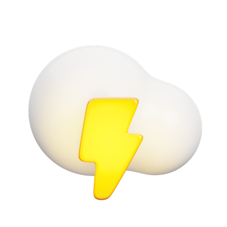 Lightning  3D Icon