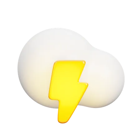 Lightning  3D Icon