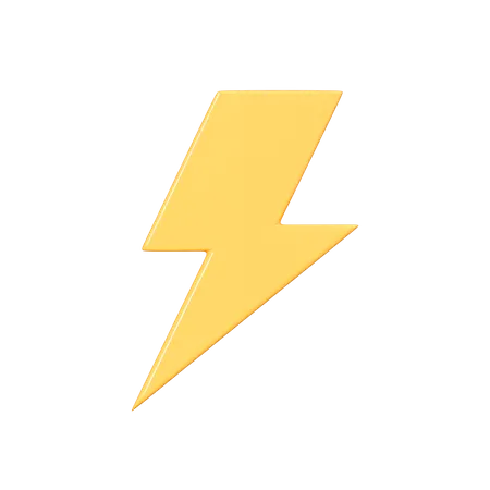 Lightning  3D Icon