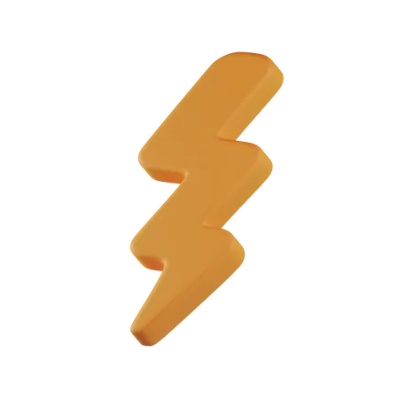 Lightning  3D Icon