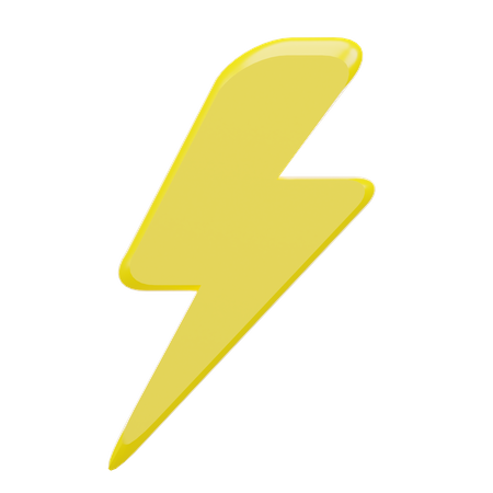 Lightning  3D Icon