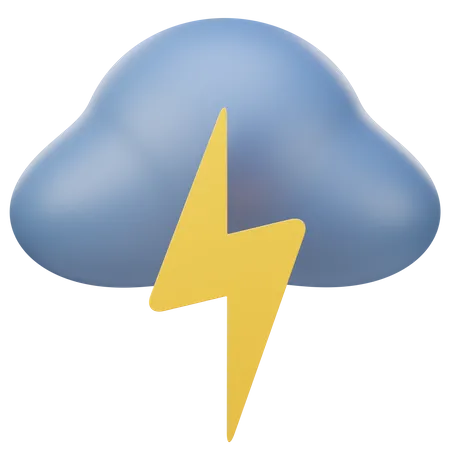 Lightning  3D Icon