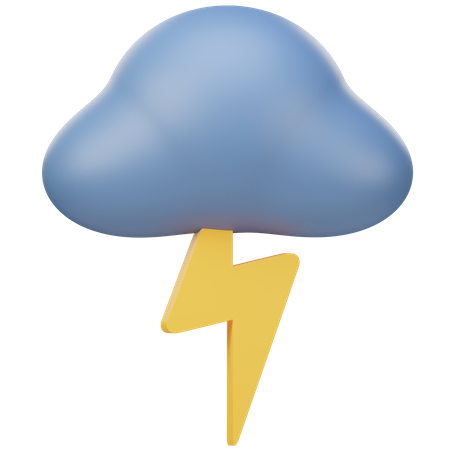 Lightning  3D Icon