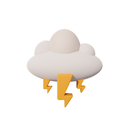 Lightning  3D Icon