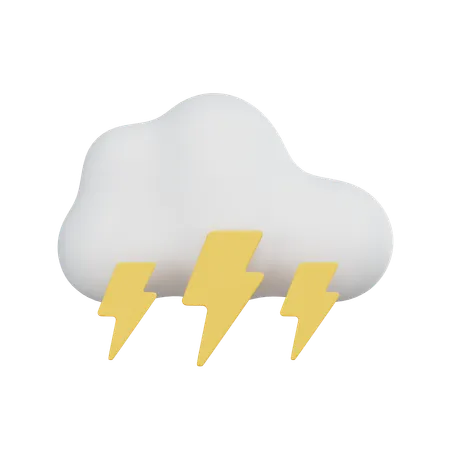 Lightning  3D Icon