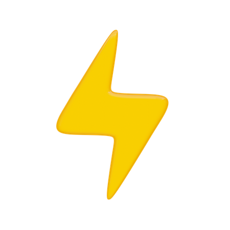 Lightning  3D Icon