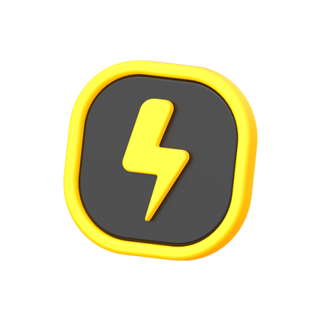 Lightning  3D Icon