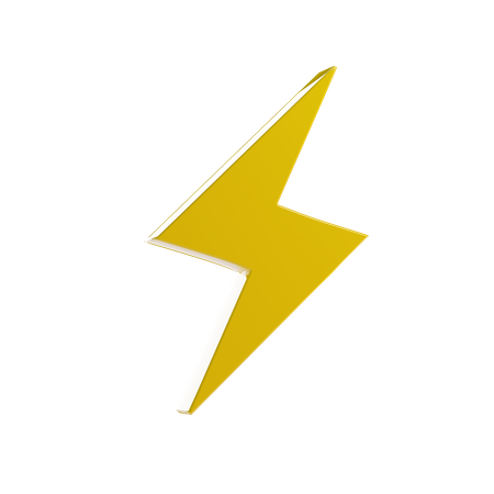 Lightning  3D Icon