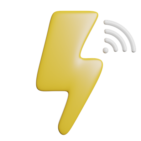 Lightning  3D Icon