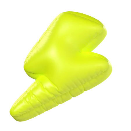 Lightning Balloon  3D Icon