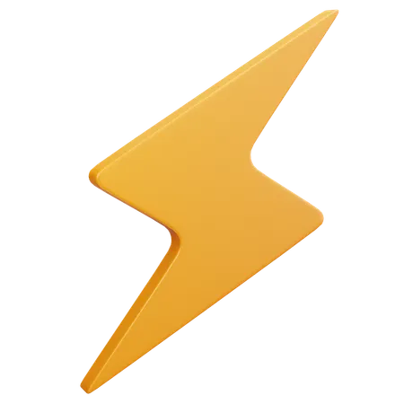 稲妻  3D Icon