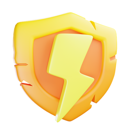 Lightning Bolt  3D Icon