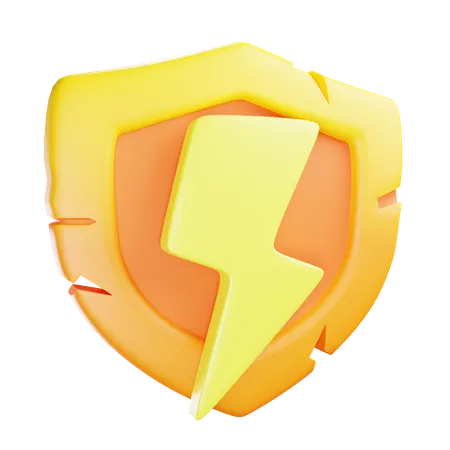 Lightning Bolt  3D Icon