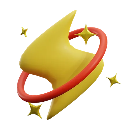 Lightning Bolt  3D Icon