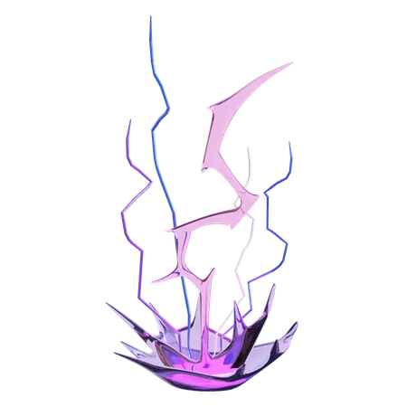 Lightning Element  3D Icon