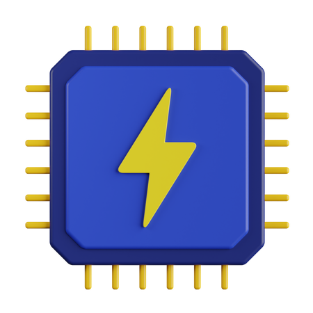 Lightning Network  3D Illustration