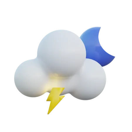 Lightning Night  3D Icon
