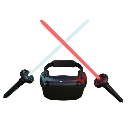 Lightsaber Vr  3D Illustration