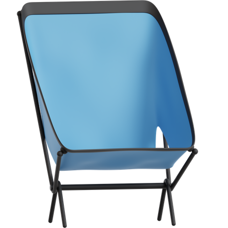 가벼운 하이킹 의자  3D Icon