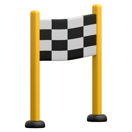Ligne d'arrivée  3D Icon