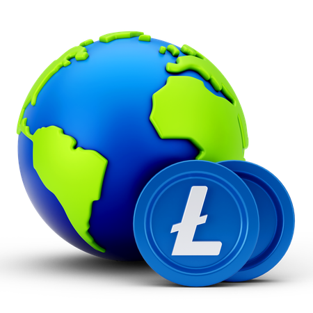 Lignecoin mondiale  3D Icon