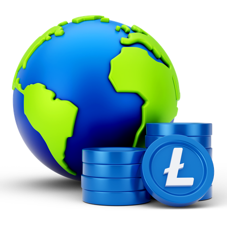 Lignecoin mondiale  3D Icon