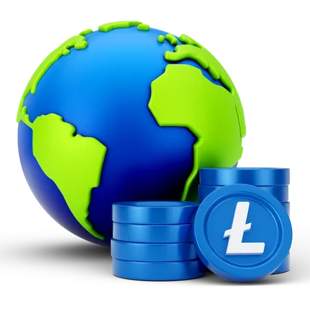 Lignecoin mondiale  3D Icon