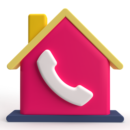 Ligue para casa  3D Icon