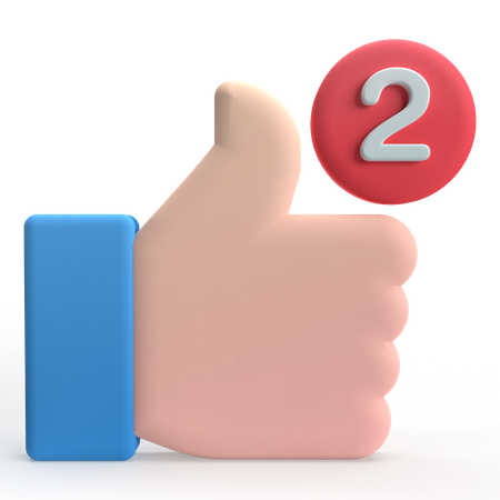 Like  3D Icon