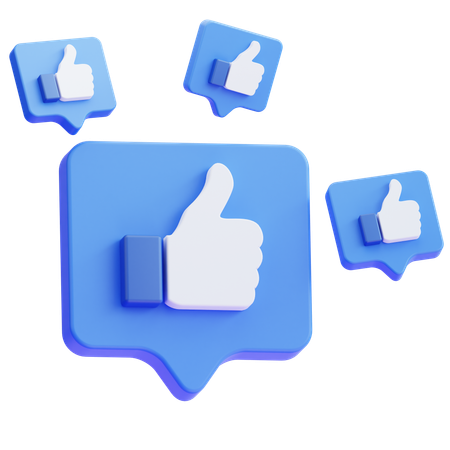Like  3D Icon