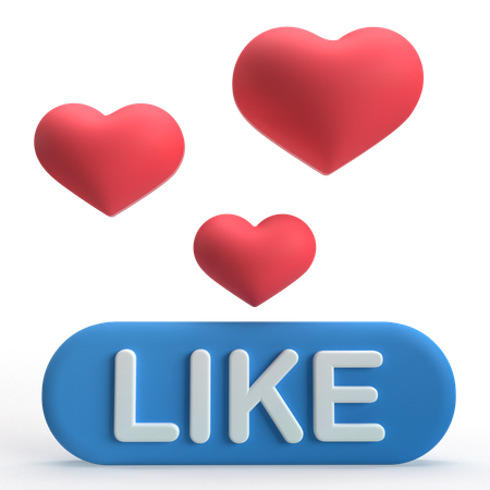 Like  3D Icon