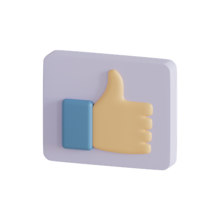 Like  3D Icon