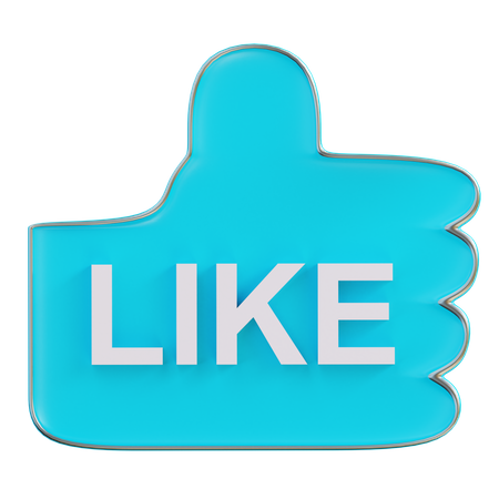 Like  3D Icon