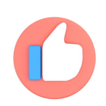 Like Badge  3D Icon