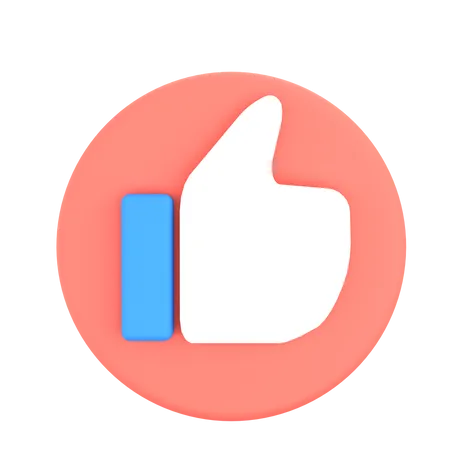 Like Badge  3D Icon