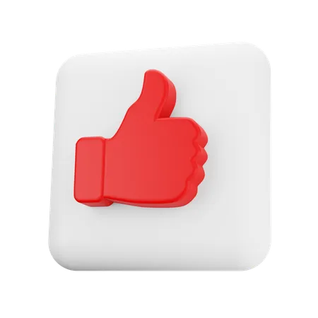 Like Button  3D Icon