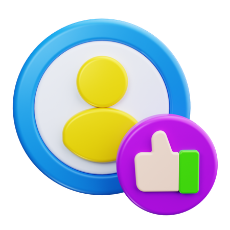 Like Button  3D Icon