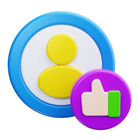 Like Button  3D Icon