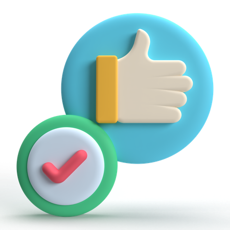 Like Button  3D Icon