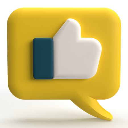 Like Chat  3D Icon