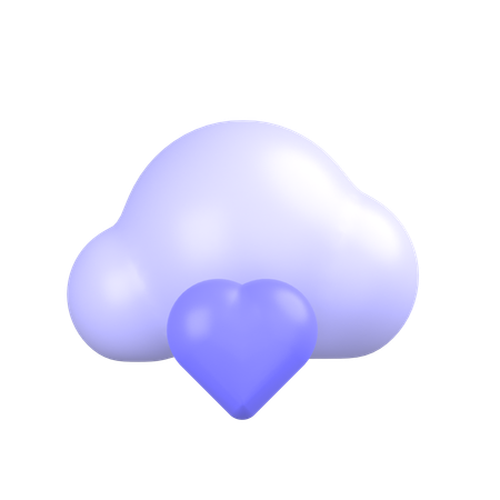 Like Cloud  3D Icon