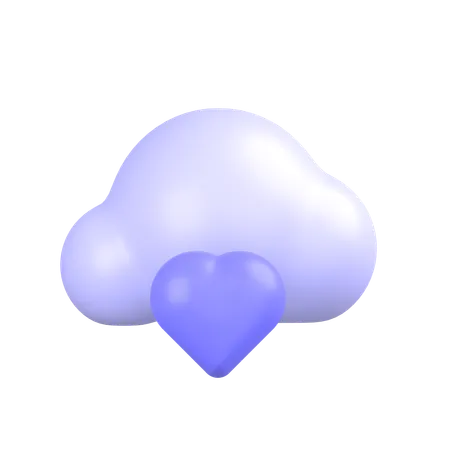 Like Cloud  3D Icon