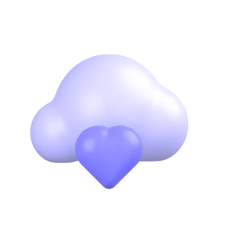 Like Cloud  3D Icon