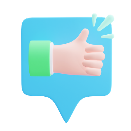 Like Comment  3D Icon