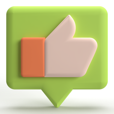Like Comment  3D Icon