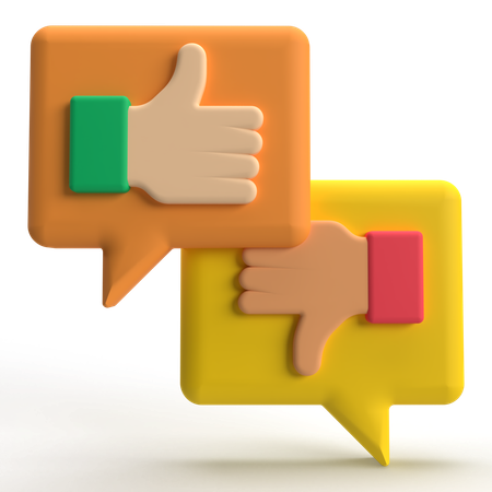 Like Dislike  3D Icon