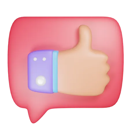Like Emoji  3D Icon